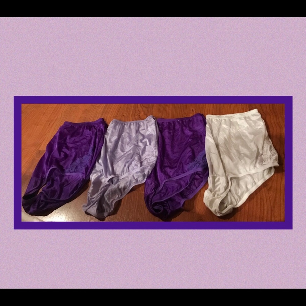 Vanity Fair Panties Lot of 4 Size 8